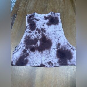 lululemon athletica Chocolate Tie-Dye Muscle Tee
